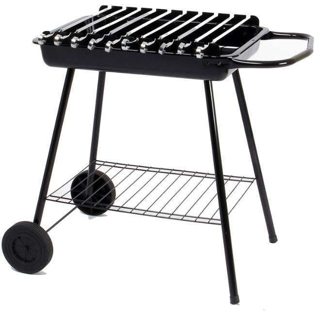Paradiso Charcoal BBQ Sheesh Trolley - Portable Outdoor Grill for Sheesh Kebabs & BBQ