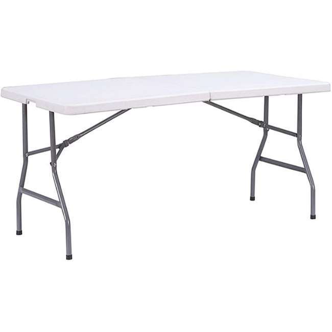 Desert Ranger Blow Mold Folding Table - Portable & Durable 5 Ft Outdoor Table