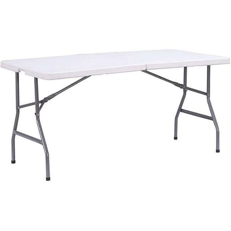 Desert Ranger Blow Mold Folding Table - Portable & Durable 5 Ft Outdoor Table