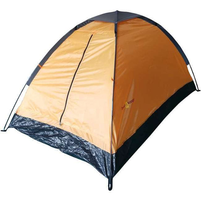 Desert Ranger Polyester Tent Orange - Spacious 6-Person Waterproof Camping Tent