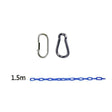 BYFT 1.5M Chain + Lock Pair