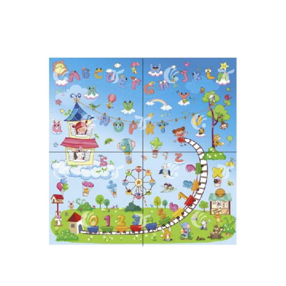 BYFT Cartoon Play Mat Foam For Kids