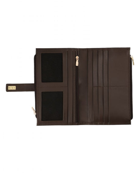 Jafferjees The Cosmos Women's Genuine Leather Wallet | Elegant Zip-Around Clutch Wallet