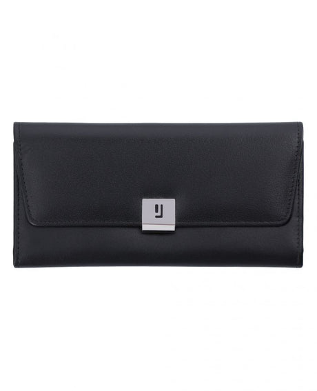 Jafferjees The Goldenrod Women's Genuine Leather Wallet | Elegant Square Clutch Wallet for Women