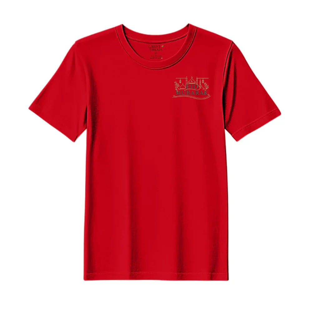 BYFT Threads Embroidered For You T-Shirt - Eid Skyline Elegance Designed