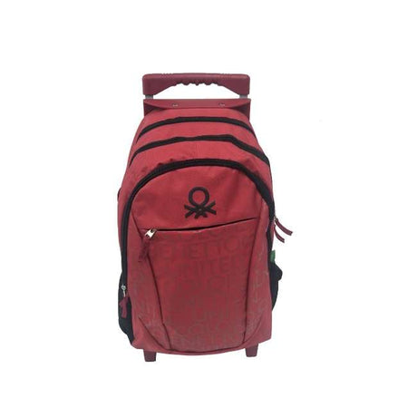 Benetton School Bags 19' Trolley Bag - Red