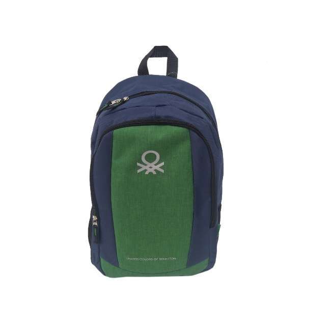 Benetton School Bags 18' Backpack - Blue Green