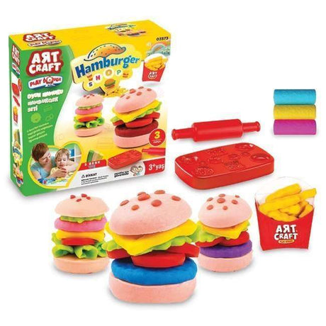 ART CRAFT HAMBURGER PLAY DOUGH SET 150 GR.jpg
