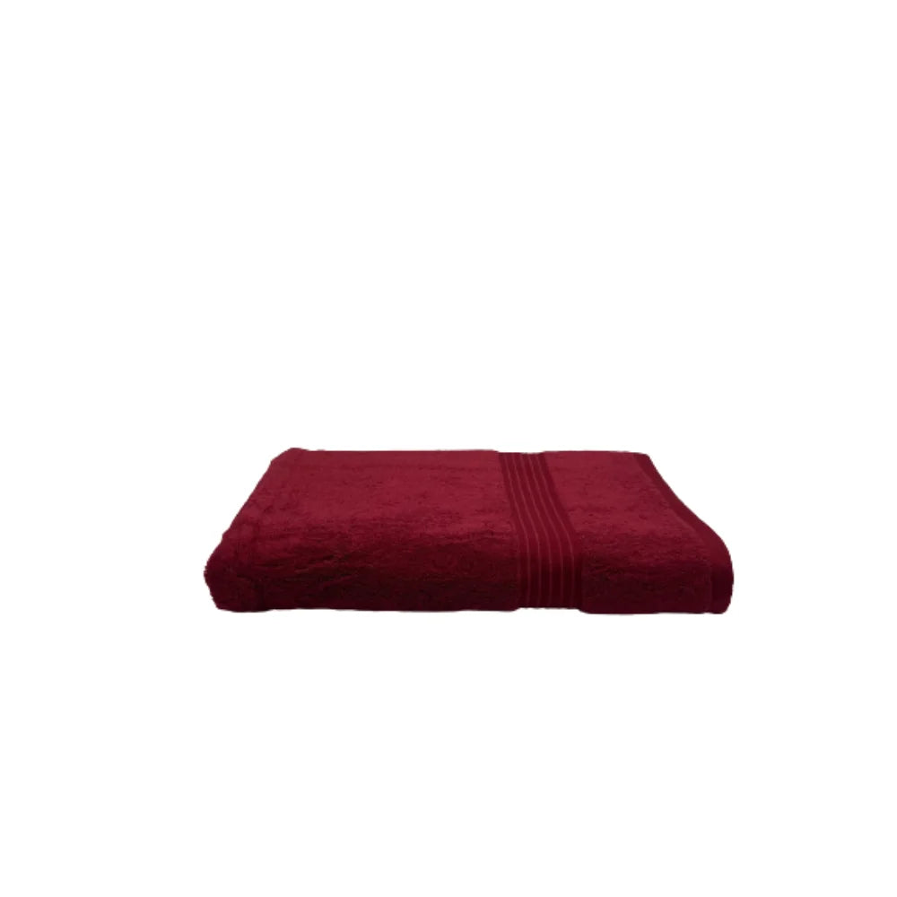BYFT001881 HOME ESSENTIALS Bath Sheet Maroon Set of 1