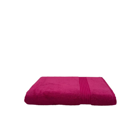 BYFT001889 HOME ESSENTIALS Bath Sheet Fuchsia Pink Set of 1