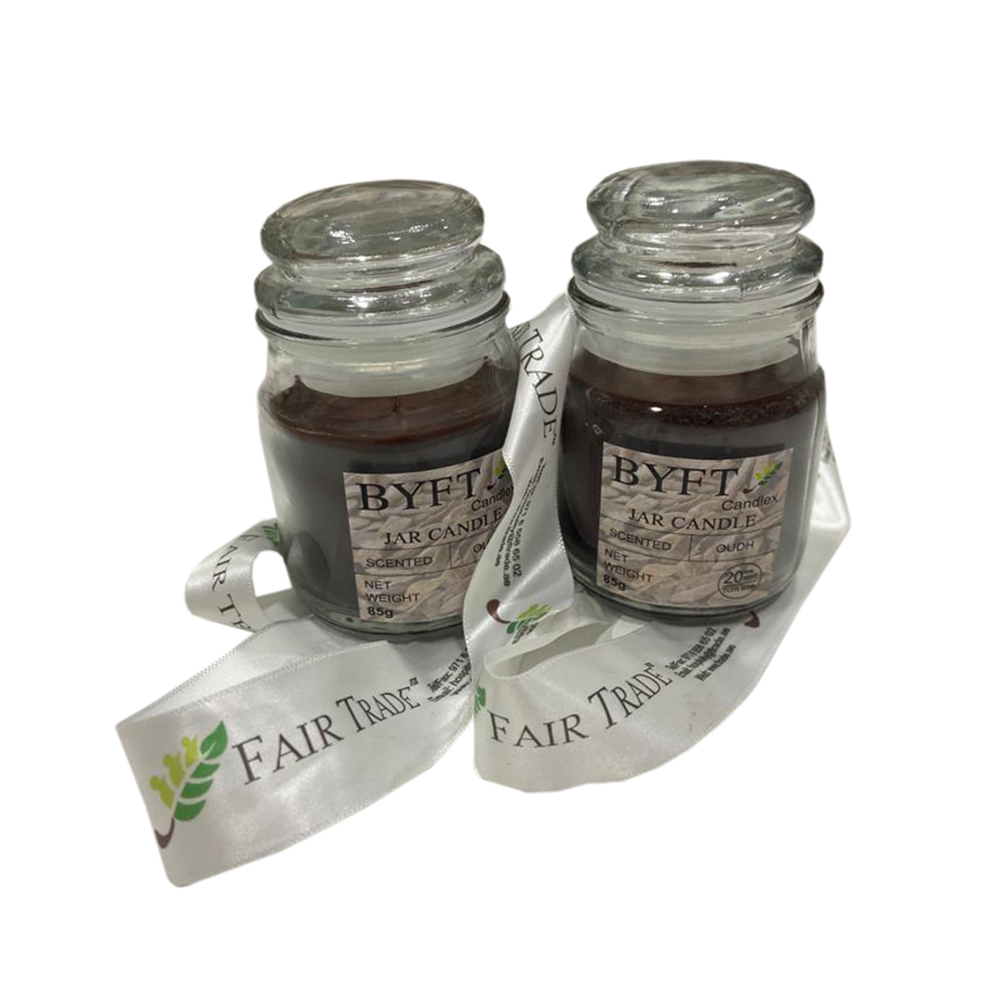 BYFT 3Oz. Jar Candle Oudh Scent