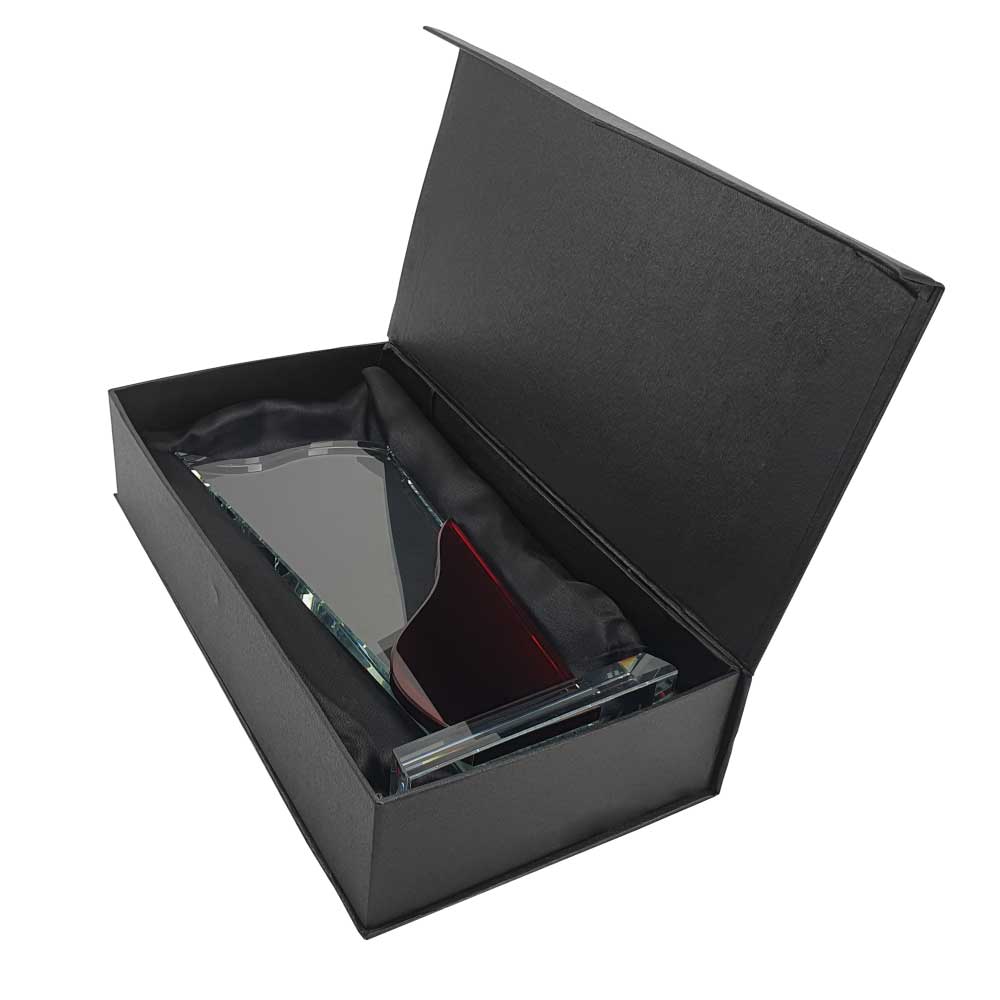 BYFT004202 Tower Shaped Crystal Awards Transparent and Red Set of 1 C.jpg