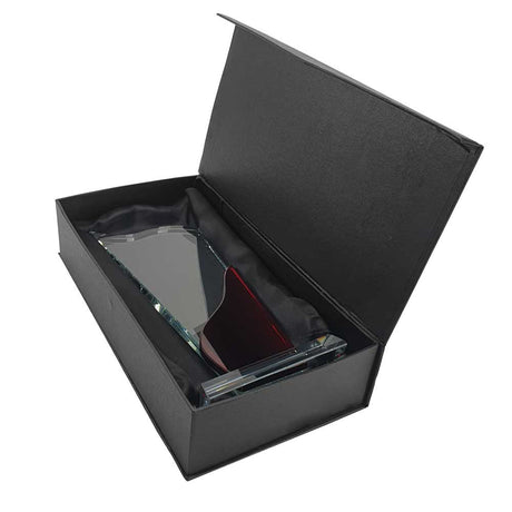 BYFT004202 Tower Shaped Crystal Awards Transparent and Red Set of 1 C.jpg