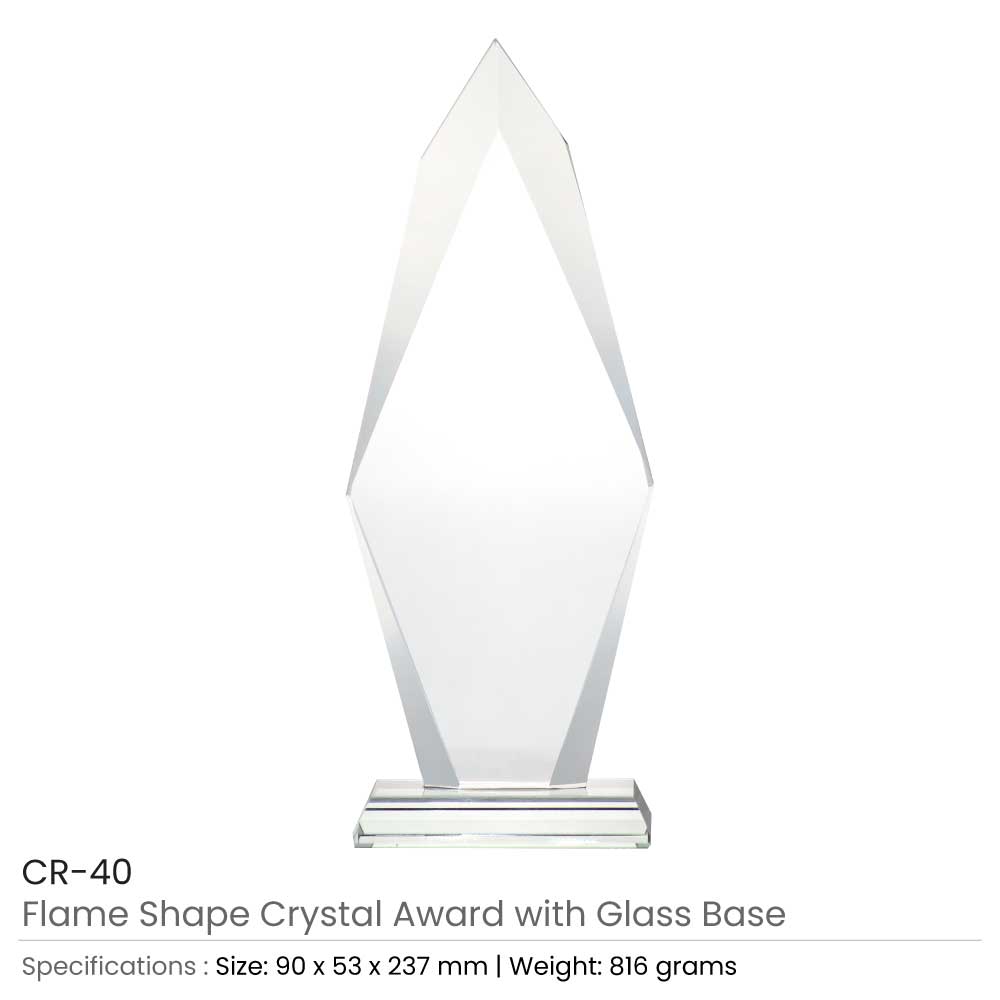 BYFT004210 Flame Shaped Crystal Awards Transparent Set of 1 A.jpg