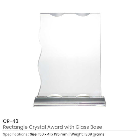 BYFT004212 Rectangle Shaped Crystal Awards Transparent Set of 1 A.jpg