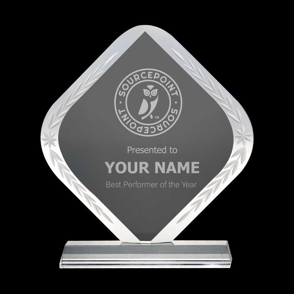 BYFT004214 Rhombus Shaped Crystal Awards Transparent Set of 1 B.jpg