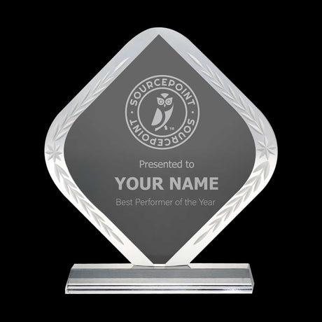 BYFT004214 Rhombus Shaped Crystal Awards Transparent Set of 1 B.jpg