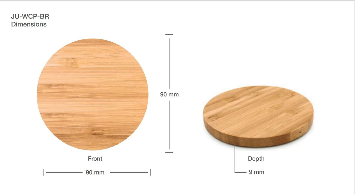 BYFT005670 Bamboo Wireless Charging Pad Natural Set of 1 D.jpg