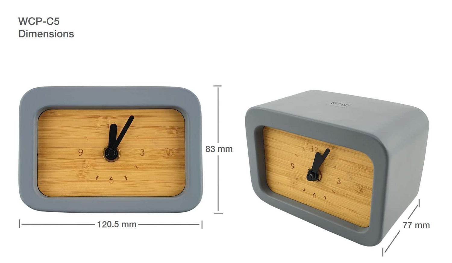 BYFT005683 Wireless Charger with Clock Natural Grey Set of 1 D.jpg