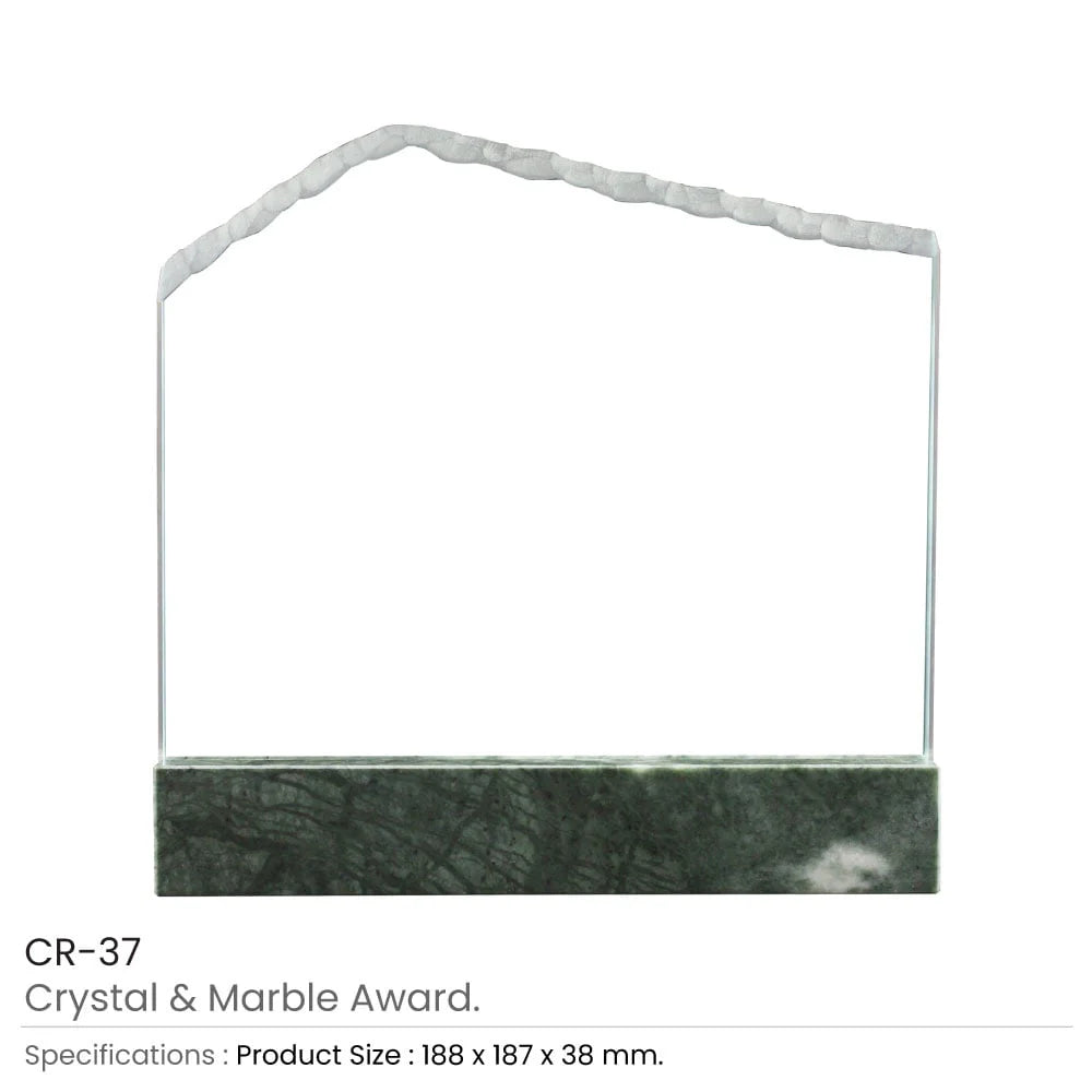 BYFT005771 BYFT Crystal and Marble Award Set of 01 CR 37.webp