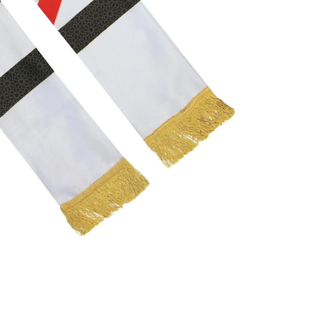 BYFT UAE Flag Polyester Scarf with Gold Tassel Set of 01