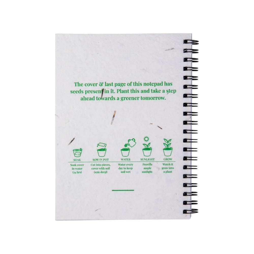 BYFT005800 BYFT B6 Plantable Spiral Notebook with Wild Flower Seed Set of 01 SPS 08 A.webp