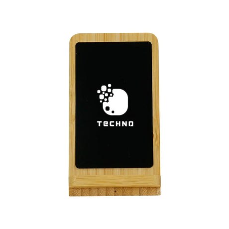 BYFT005810 BYFT Bamboo 15W Wireless Charger Phone Stand and Light Up Logo Set of 01 WCP L3 B.webp