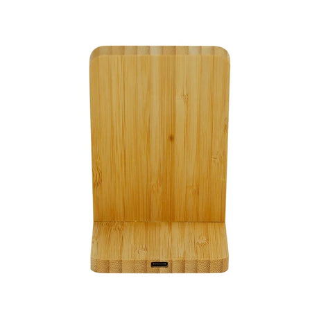 BYFT005810 BYFT Bamboo 15W Wireless Charger Phone Stand and Light Up Logo Set of 01 WCP L3 C.webp