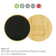 BYFT005811 BYFT Round Bamboo 15W Wireless Charger and Light Up Logo Set of 01 WCP L2.webp