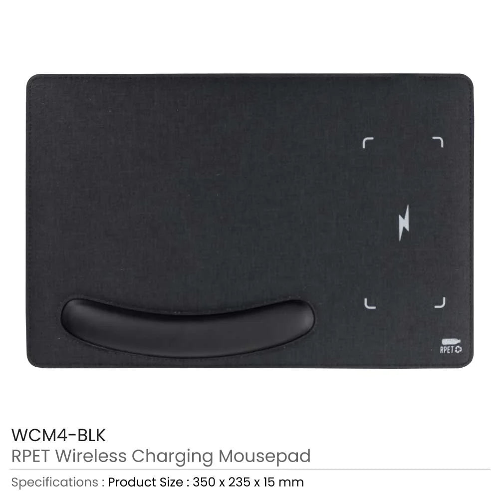 BYFT005822 BYFT RPET Wireless Charging Mousepad Set of 01 WCM4 BLK.webp