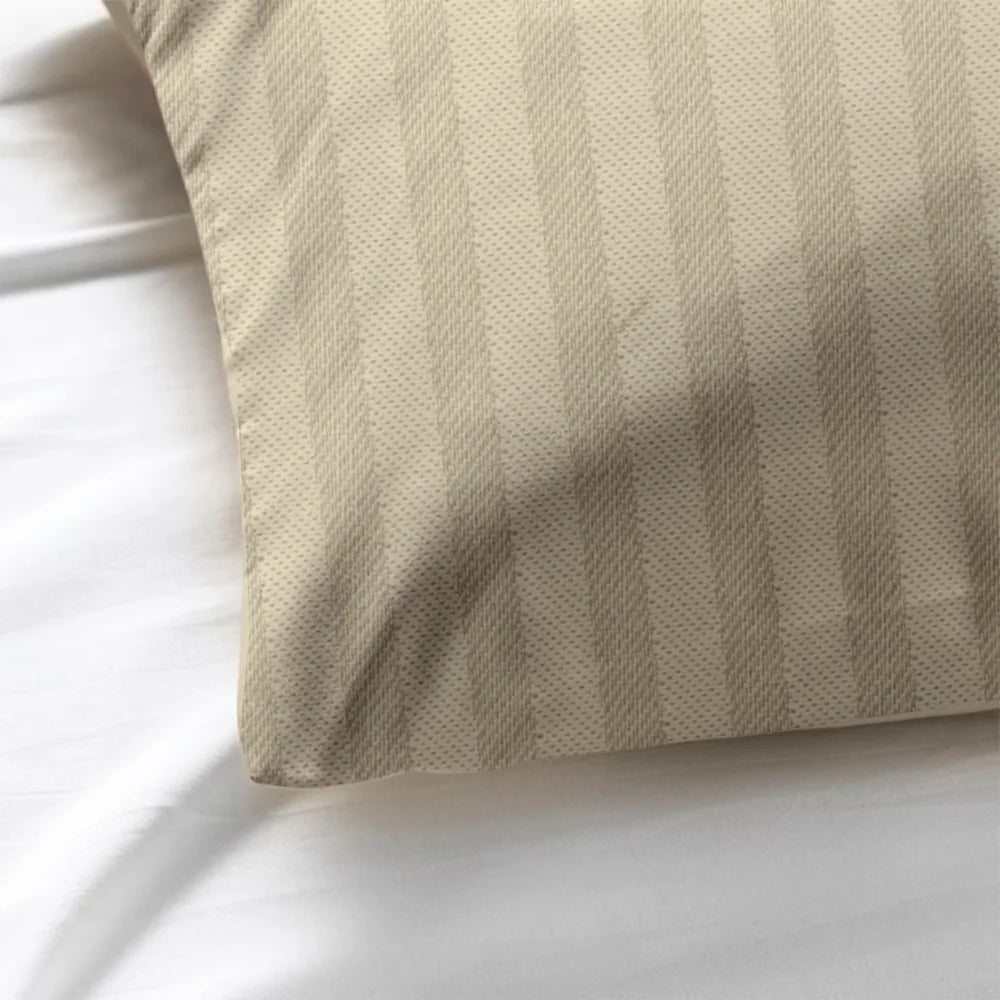 BYFT Tulip - Pillow Cover 1 Cm Satin Stripe| Cotton, 300 TC, Soft & Luxurious Bed Linen