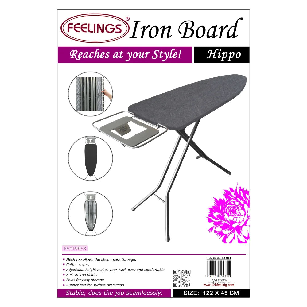 feelings iron board hippo collection