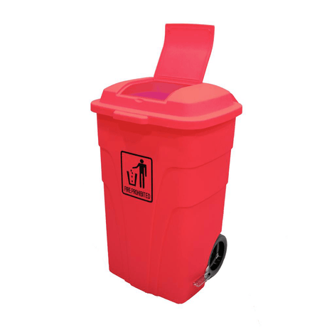 BYFT008372 AKC Plastic Trash Bin 120 Ltr Red Set of 1.png