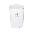 BYFT008378 AKC Trash Bin 13 Ltr White Plastic Set of 1.png