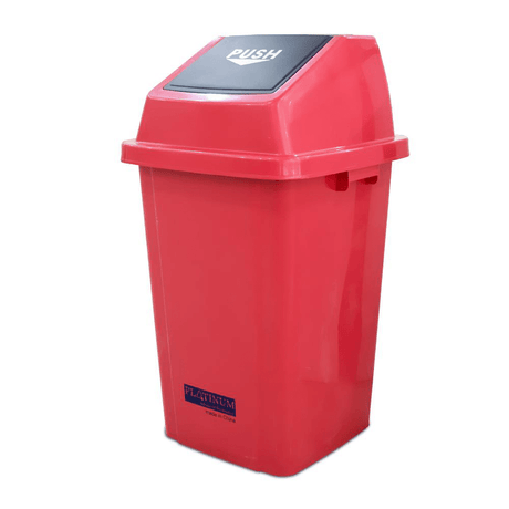 BYFT008385 AKC Garbage Bin 100 Ltr Red Plastic Set of 1.png