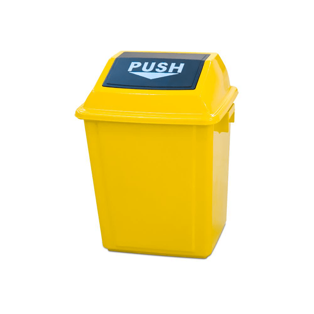 BYFT008387 AKC Garbage Bin 25 Ltr Yellow Plastic Set of 1.png
