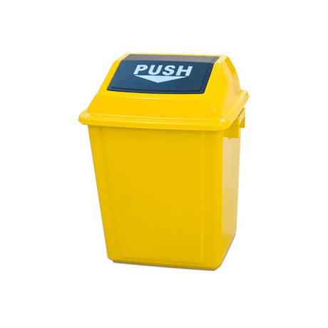BYFT008387 AKC Garbage Bin 25 Ltr Yellow Plastic Set of 1.png