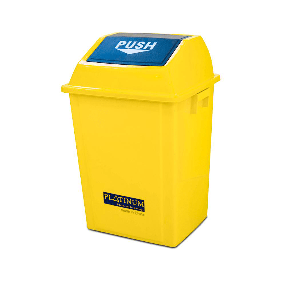 BYFT008389 AKC Garbage Bin 40 Ltr Yellow Plastic Set of 1.png