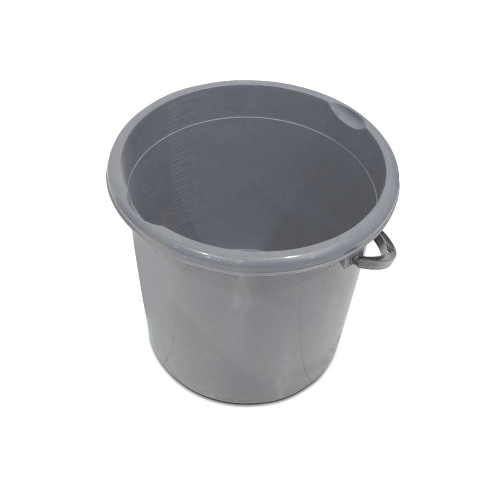 BYFT008417 AKC Cleaning Bucket 32 x 32 x 35 cm Grey Black Plastic Set of 1.png