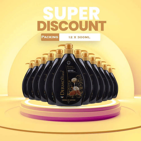 BYFT008430 Dermomed Argan Oil Soap Cream 12 x 300 ml Liquid Set of 1.jpg