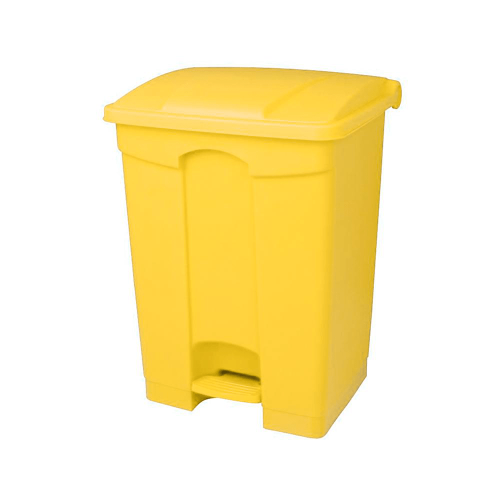 BYFT008449 AKC Trash Bin with Pedal 68 Ltr Yellow Plastic Set of 1.png