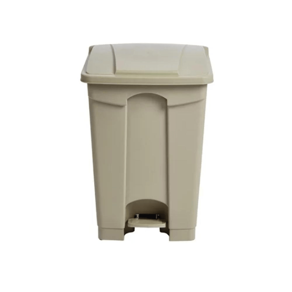 BYFT008470 AKC Garbage Can with Pedal 68 Ltr Beige Plastic Set of 1.png