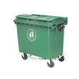 BYFT008480 AKC Trash Bin 119 x 130 x 103 cm Green Black Plastic Set of 1.png