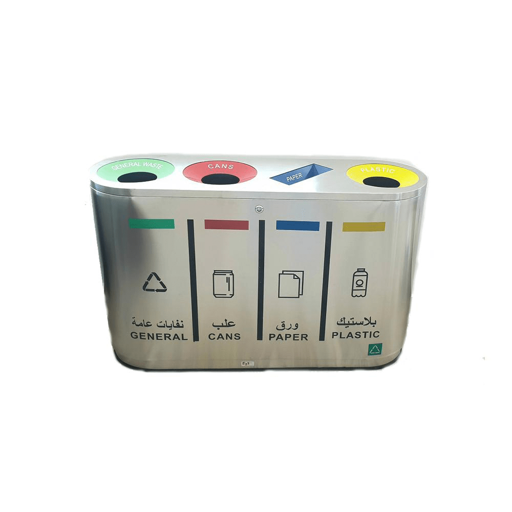 BYFT008485 AKC Dust Bin 240 Ltr Silver Plastic Set of 1.png