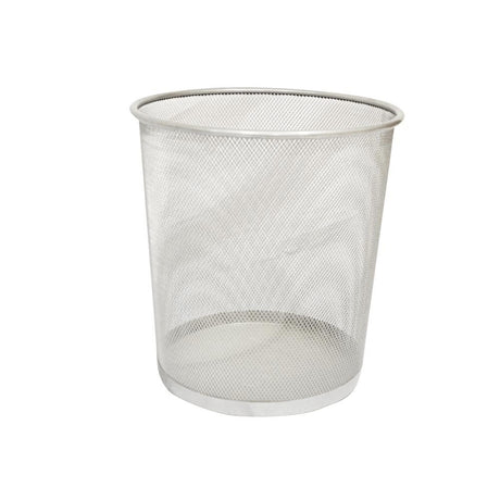 BYFT008523 AKC Basket 15 Ltr Silver Metal Set of 1.jpg