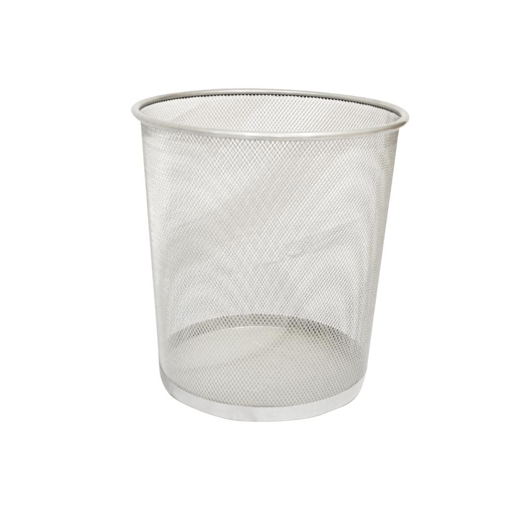 BYFT008523 AKC Basket 15 Ltr Silver Metal Set of 1.jpg