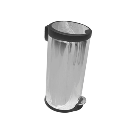 BYFT008568 AKC Trash Bin 20 Ltr Silver Grey Plastic Set of 1.png