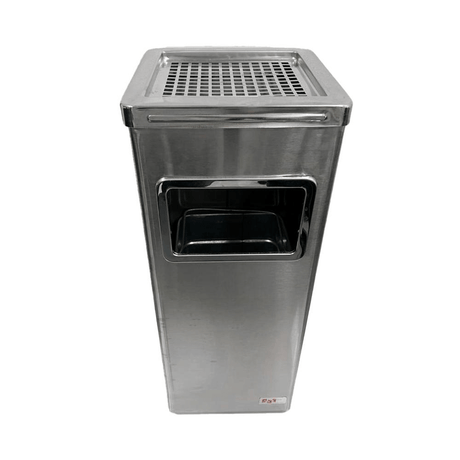 BYFT008577 AKC Ashtray Bin 30 Ltr Silver Plastic Set of 1.png