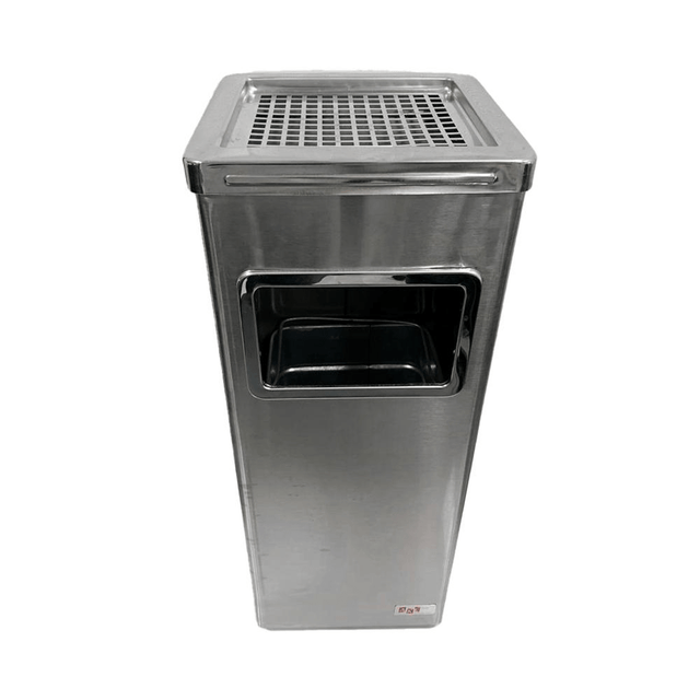 BYFT008577 AKC Ashtray Bin 30 Ltr Silver Plastic Set of 1.png
