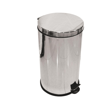 BYFT008579 AKC Dust Bin 20 Ltr Silver Stainless Steel Set of 1.png